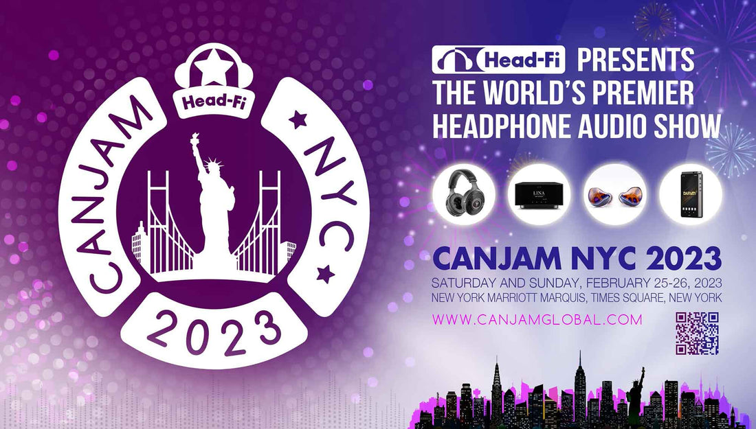 CanJam NYC 2023 banner with dark purple city skyline