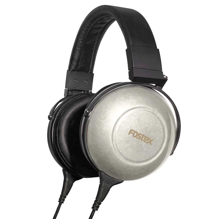 Fostex TH900 mk2 with speckled pearl white ear cups and gold Fostex logo