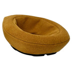 Soft tan UltraSuede Abyss Earpads for Diana / JOAL Headphones shown in close-up on white background