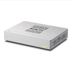 Matrix Audio SS-1 Audio Grade Network Switch with silver casing and perforated vents on white background