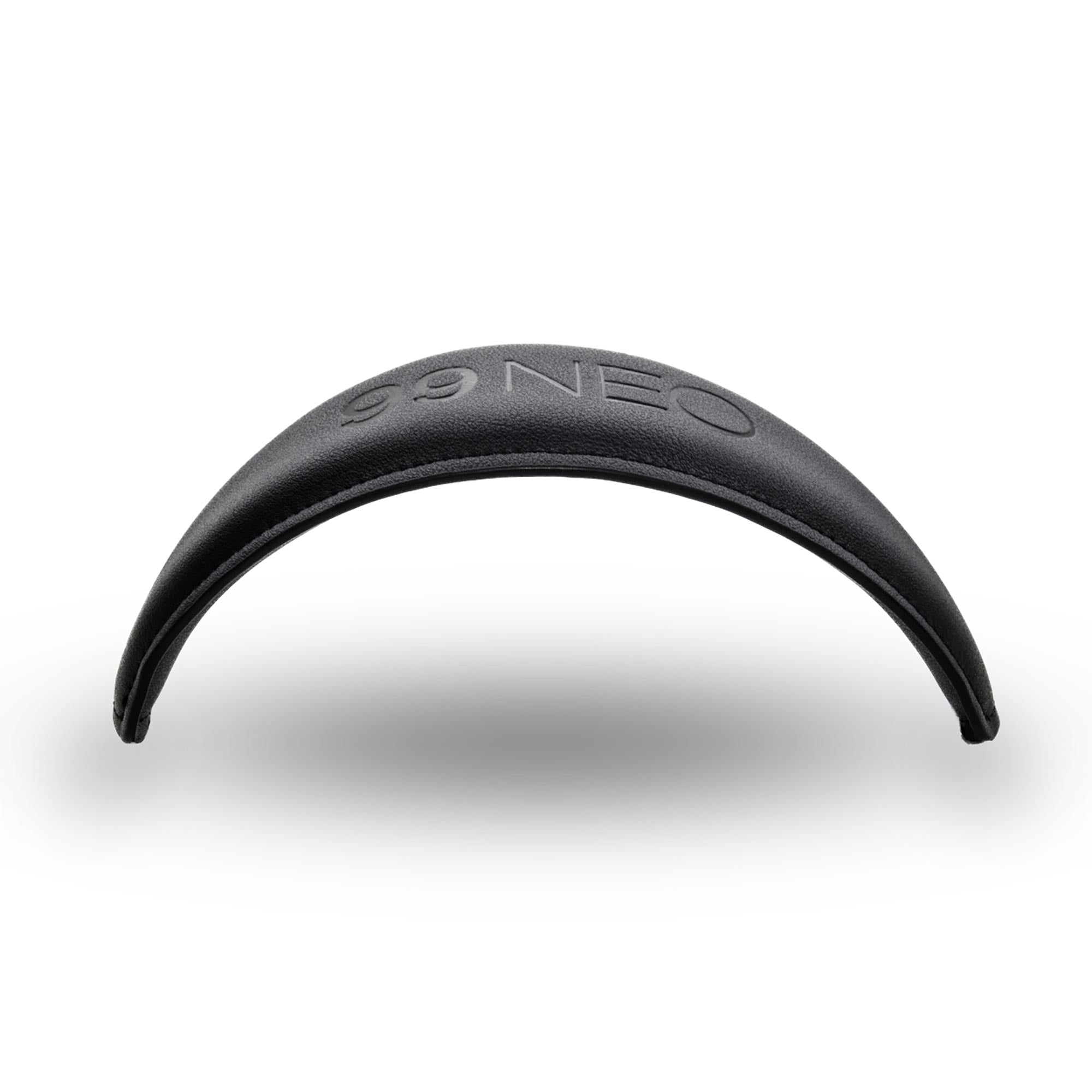 Meze 99 Series Replacement Headband in black soft PU leather with embossed ’99 NEO’ engraving on white background