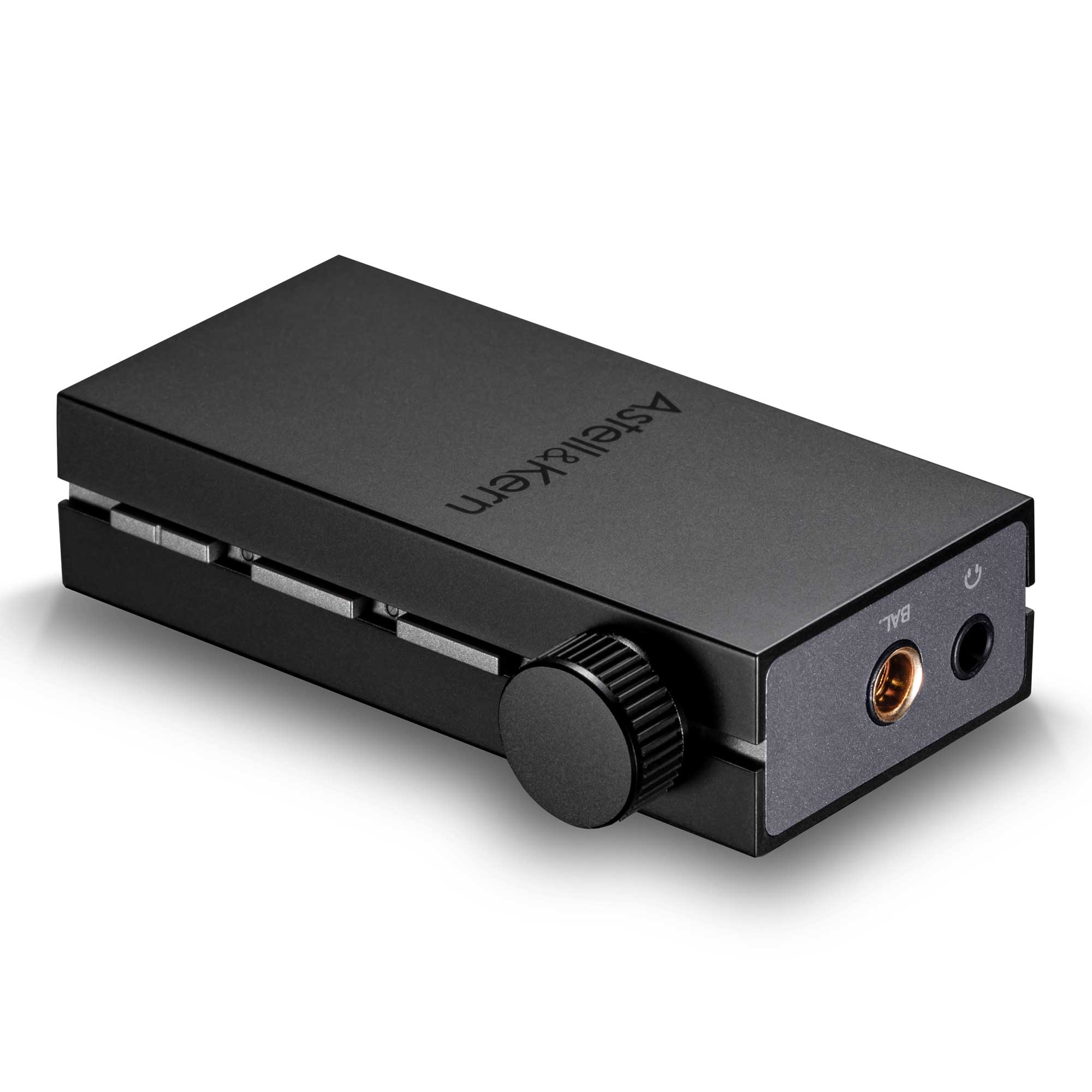 Astell&Kern AK HB1 Hi-Fi USB DAC portable black digital audio converter with volume knob and headphone jacks