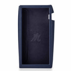 Astell&Kern A&ultima SP3000M Leather Case in blue showing soft interior lining and precise cutouts for the player