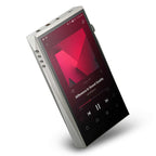 Astell&Kern A&ultima SP3000T Digital Audio Player angled view showing touchscreen with music playback controls
