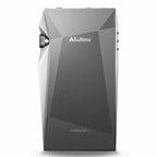 Astell&Kern A&ultima SP4000 Flagship Digital Audio Player in silver with geometric design and volume knob on white background