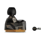 Astell&Kern / Empire Ears NOVUS In-Ear Monitor with faceted black shell and detachable silver braided cable connector