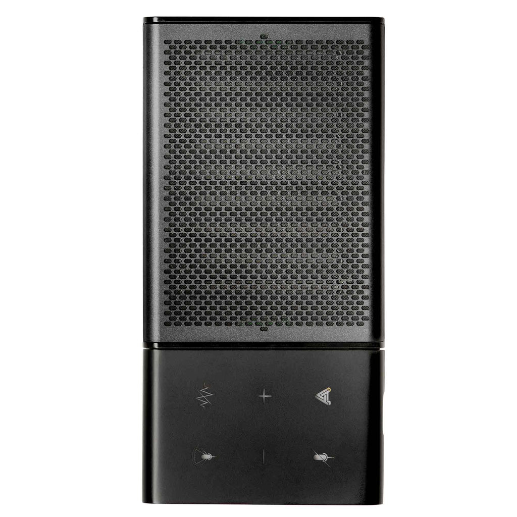 Audeze FILTER Bluetooth Conference Speakerphone flat front view showing speaker grille and touch controls on white background
