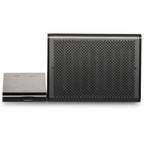 Audeze FILTER Bluetooth Conference Speakerphone showing compact black speaker and control panel on white background