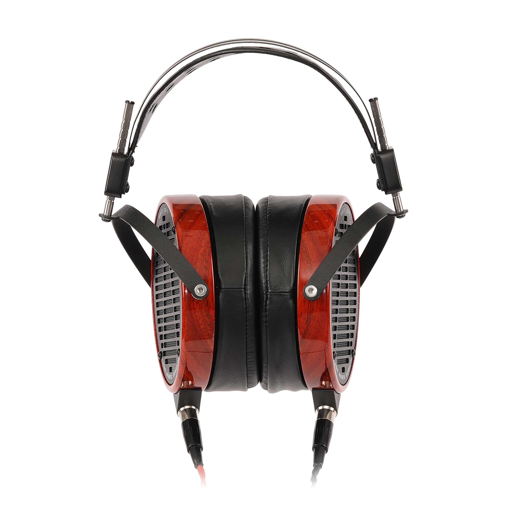 Audeze LCD-2 • Padauk Wood open-back planar magnetic headphones with hand-finished wood ear cups and detachable cables