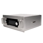 Audio Research Reference 6 Vacuum Tube Pre-Amp (Pre-Owned) in silver with front controls and handles on white background