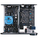 Internal circuit board and components of the Austrian Audio FULL SCORE ONE Headphone Amplifier shown in detail