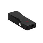 Campfire Audio Relay DAC/Amp portable black digital-to-analog converter and headphone amplifier on white background