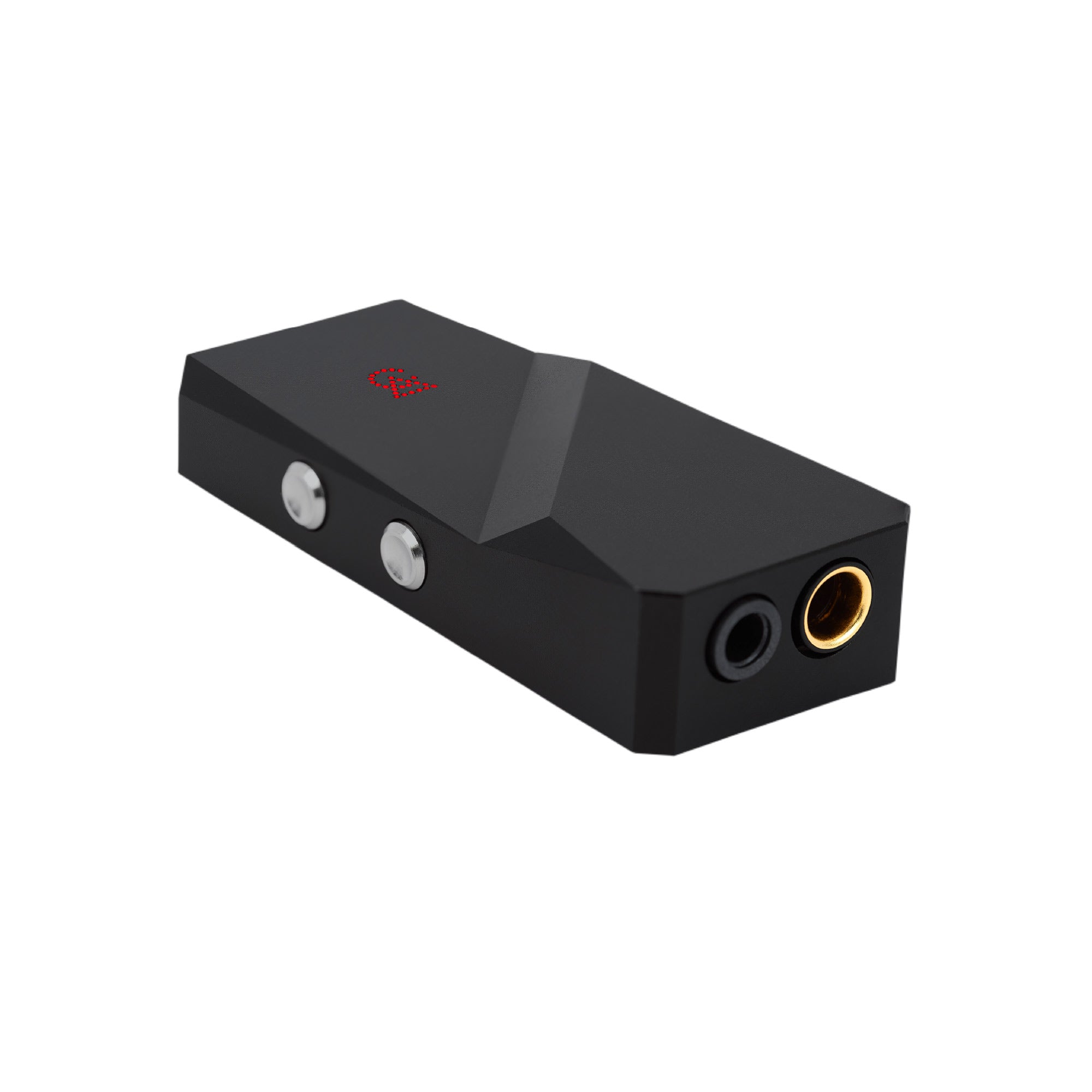 Campfire Audio Relay DAC/Amp portable black digital-to-analog converter and headphone amplifier with buttons and audio jacks
