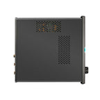 Top view of the black Chord Alto Desktop Headphone and Speaker Amp showing ventilation grilles and side controls