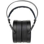 Dan Clark Audio E3 Closed Planar Headphones top view showing ear cups and padded headband on white background