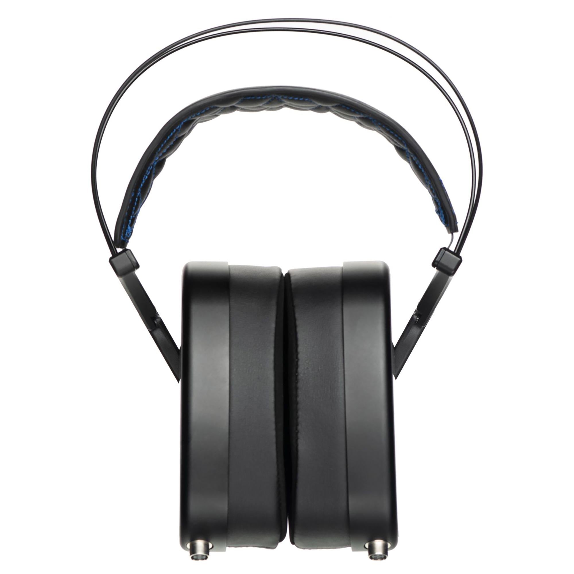 Dan Clark Audio E3 Closed Planar Headphones front view showing thick ear pads and padded headband on white background
