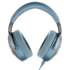 Focal Azurys Closed-Back Headphones in blue with padded ear cups and headband, isolated on white background