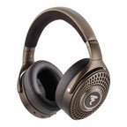Focal Bathys MG Wireless Noise-Cancelling Headphones in bronze with padded ear cups and perforated outer ear cups angle view