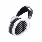 HIFIMAN Ananda | Nano open-back planar magnetic headphones with silver frame and black ear pads isolated on white background