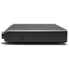 Side profile of the black HIFIMAN GOLDENWAVE Serenade DAC and Headphone Amplifier on a white background