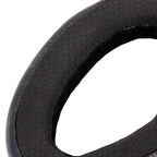 Close-up of the black HIFIMAN Serenity Pads ear pad showing smooth fabric and cushion design on white background