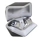 HIFIMAN Svanar True Wireless Stereo (TWS) In-Ear Monitor earbuds in open charging case on white background