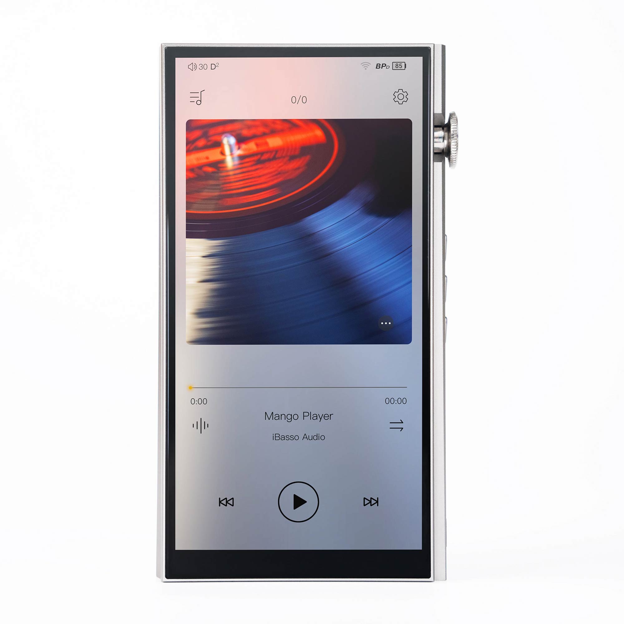 iBasso DX270 R2R Ultra music player in silver using Mango Player