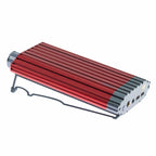 iFi Audio iDSD Diablo 2 Transportable DAC/Amp in red with multiple audio ports and metal body on white background