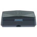 iFi Audio GO Pod Wearable Bluetooth DAC/Amp black compact device with faceted top and USB-C port on white background