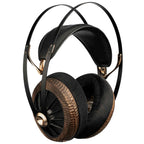 Meze 109 Pro Primal Special Edition Dynamic Open-Back Headphones with hand-carved wooden ear cups and black padded headband