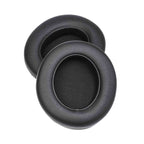 Pair of black Meze 99 Series Replacement Earpads made of soft PU leather with memory foam cushioning