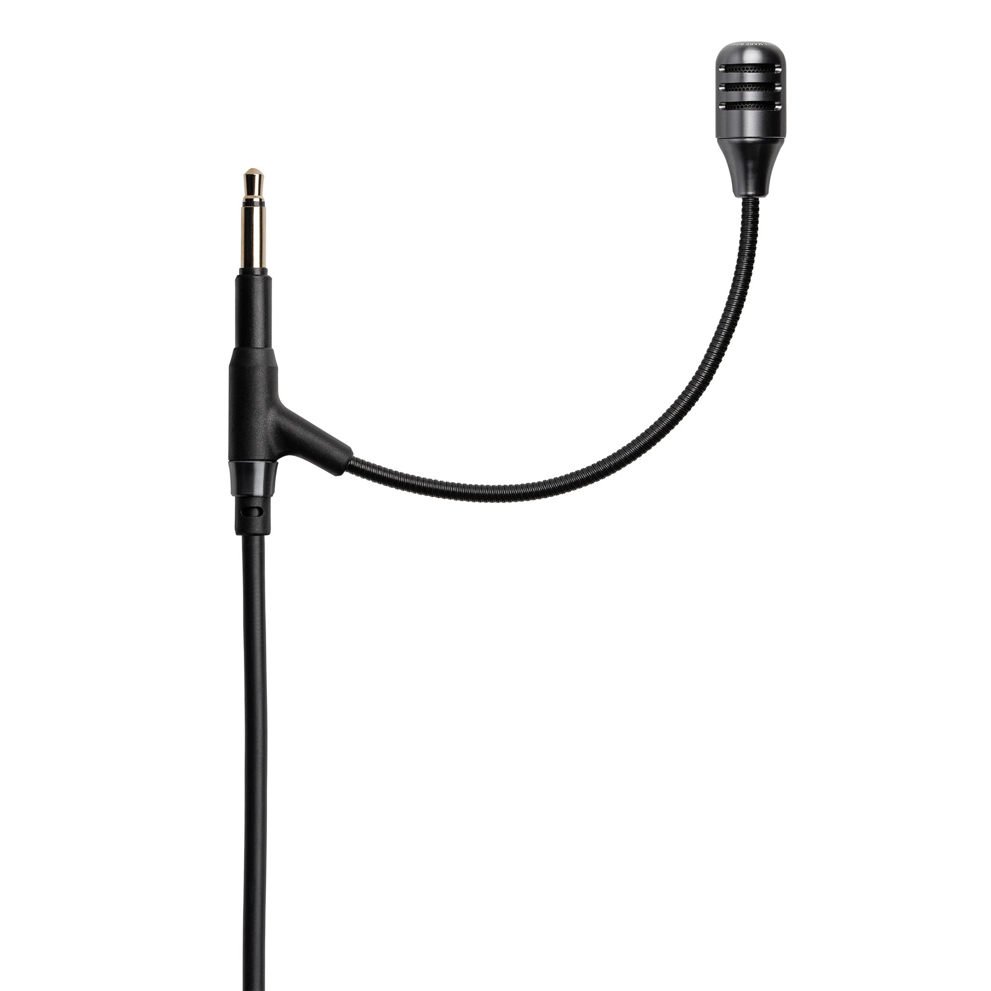 Meze Boom Mic with flexible arm and 3.5mm plug, designed for clear voice capture in gaming and calls