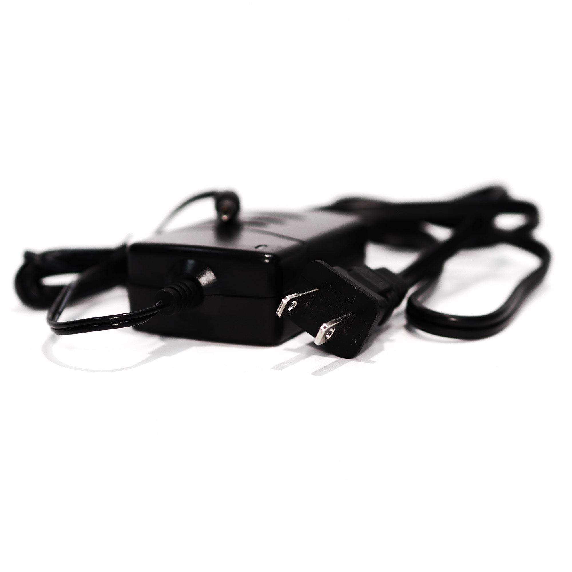 Power adapter with black cable for Ray Samuels Audio Emmeline F-117 Nighthawk Phono Stage Pre-Owned on white background