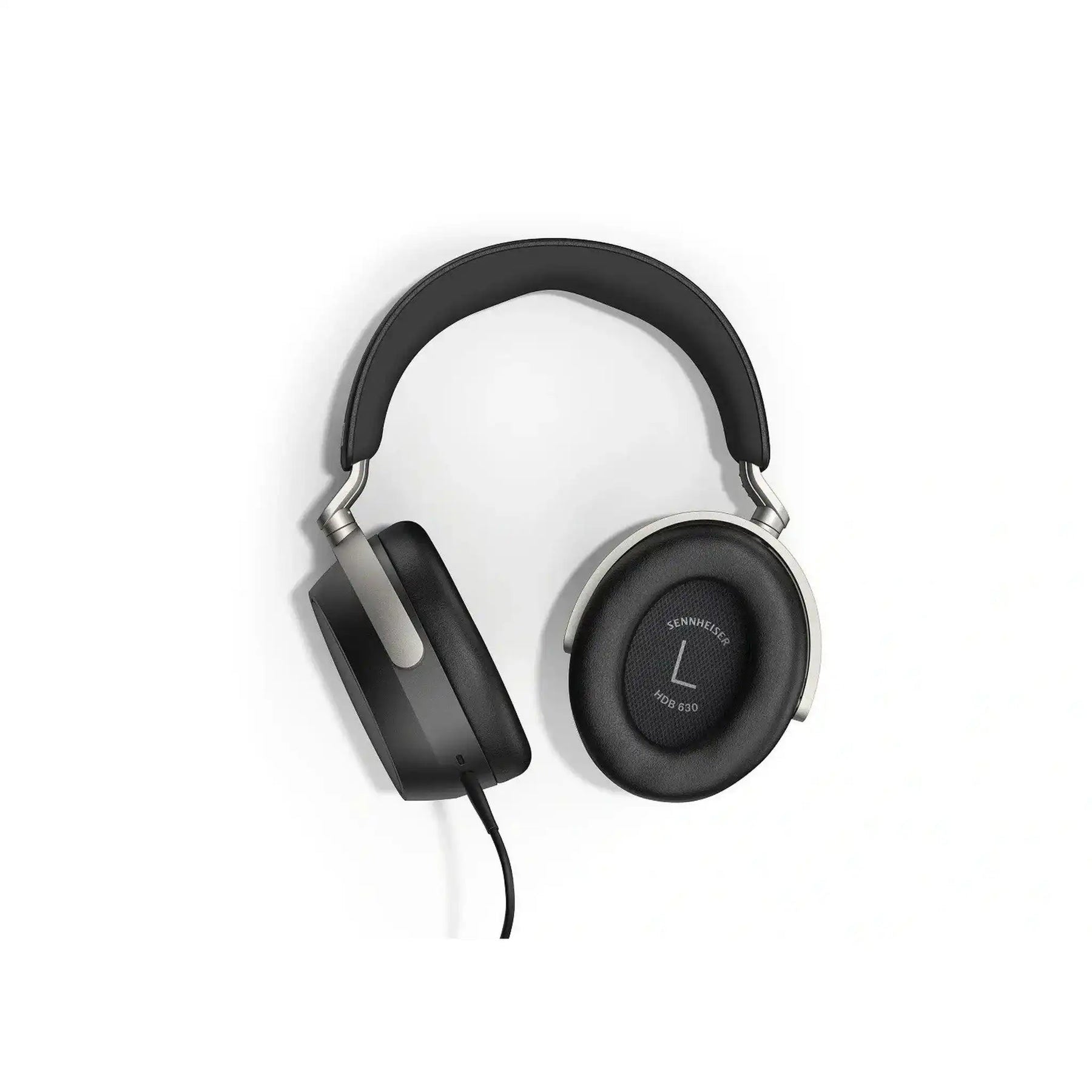 Sennheiser HDB 630 Wireless Dynamic Closed-Back Headphone with black ear cups and padded headband on white background