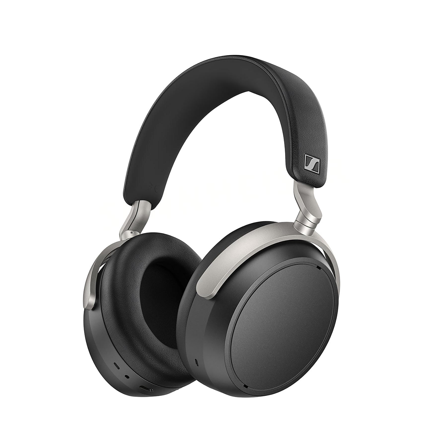 Sennheiser HDB 630 Wireless Dynamic Closed-Back Headphone in black with padded ear cups and metal accents on white background
