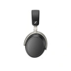 Sennheiser HDB 630 Wireless Dynamic Closed-Back Headphone with black ear cup and silver headband on white background