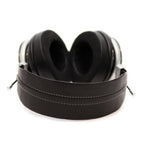 Spirit Torino Radiante Closed-Back (Pre-Owned) headphones with black ear pads and leather headband on white background