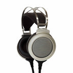 STAX SR-007S Electrostatic Headphones with metal headband and open-back ear cups on white background