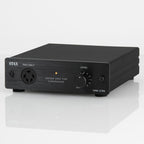 STAX SRS-X1000 Electrostatic Earspeaker System amplifier unit with volume knob and audio connection on white background