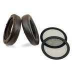 STAX Replacement Earpads for SR-X9000 Earspeakers shown with mesh filters on white background