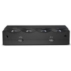 Front view of the Chord 2yu Music Streamer showing buttons and USB and power input ports on black casing