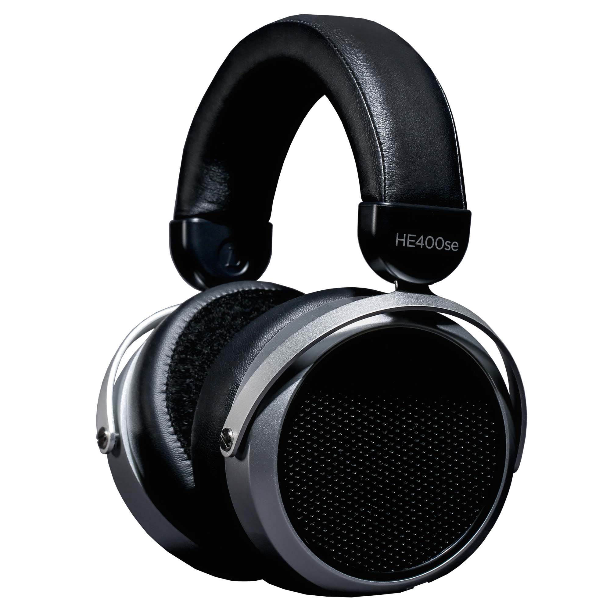 HIFIMAN HE400se Open-Back Planar Headphone with black ear cups and padded headband shown on white background