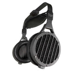 Abyss AB-1266 Phi TC open back planar magnetic headphones with black grille and padded ear cups on white background