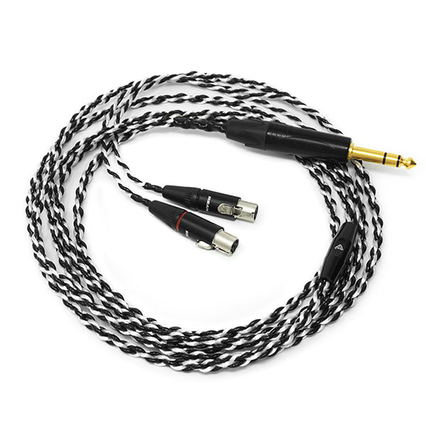 Audeze 有線ヘッドホン クロコダイルパターン Audeze Premium LCD Headphone Cables | 1/4