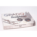 Grado HF-1 Limited Edition Headphone original packaging showing vintage design and branding on white background