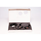 Grado HF-1 Limited Edition Headphone in original packaging with black foam insert and coiled cable on white background