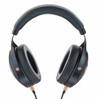 Focal Celestee Closed-Back Headphone in black with copper accents and padded ear cups on white background