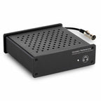 Black discrete regulated power supply unit with ventilation holes and cable for HeadAmp Gilmore Lite Mk2 Class-A Headphone Amplifier