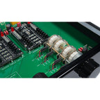 Close-up of internal components and circuit board inside the HeadAmp GS-X mk2 Balanced Headphone Amplifier / Pre-Amplifier