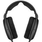Front view of Sennheiser HD660S Open-Back Dynamic Headphones with large padded ear cups and black headband